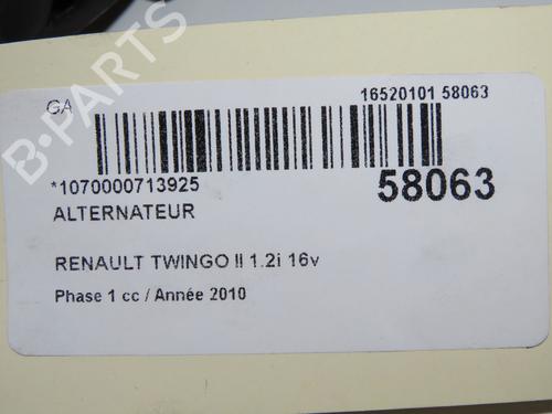 alternator-renault-twingo-ii-cn0_-2007-37455456 main image