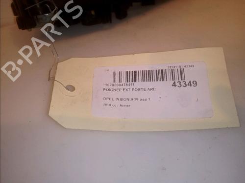 Rear right exterior door handle OPEL INSIGNIA A (G09) 2.0 CDTI (68) | BP15657413C130 