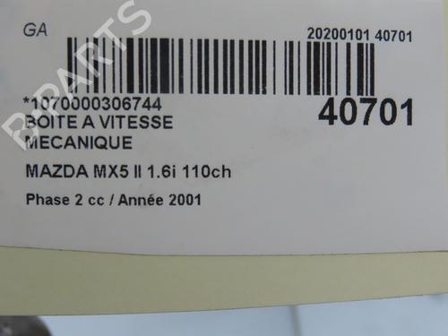 Used Gearbox MAZDA MX-5 II (NB) 1.6 16V (NB6C) (110 hp) 29195962