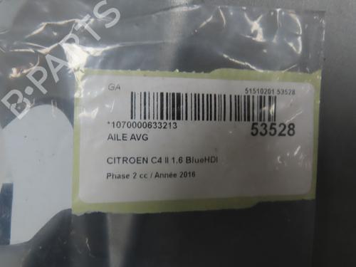 Left front fenders CITROËN C4 II (NC_) 1.6 BlueHDi 120 | BP28830980C41 