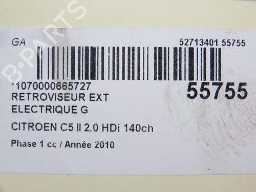 left-mirror-citroen-c5-iii-rd_-2008-2009-2010-2011-2012-2013-2014-2015-2016-2017-31120831 main image