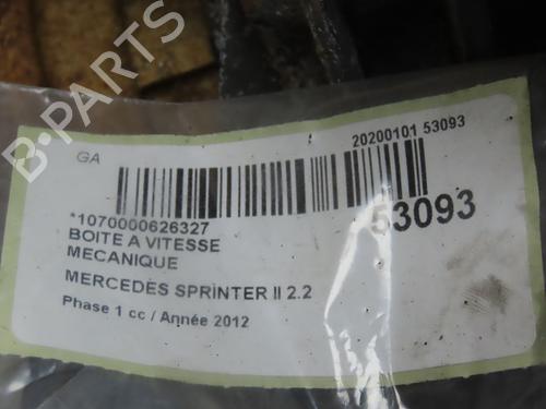 Used Gearbox Gearbox MERCEDES-BENZ SPRINTER 3,5-t Van (B906) 313 CDI (906.631, 906.633, 906.635, 906.637) (129 hp) 40162886 40162886