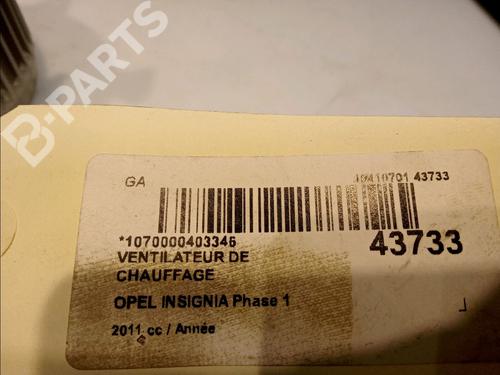 Heater blower motor OPEL INSIGNIA A (G09) 2.8 V6 Turbo OPC 4x4 (68) | BP11267495M62 