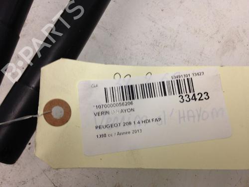 Tailgate lift support PEUGEOT 208 I (CA_, CC_) 1.4 HDi | BP14879579C138