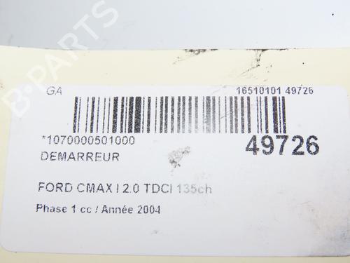 Used Starter FORD FOCUS C-MAX (DM2) 2.0 TDCi (133 hp) 29263759