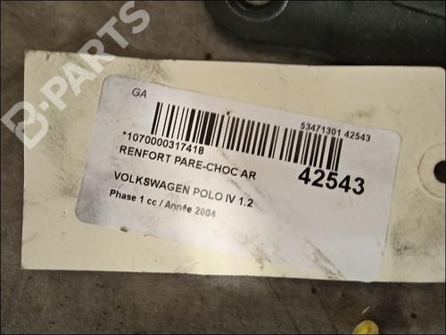 Rear bumper reinforcement VW POLO (9N_, 9A_) 1.2 | BP9618339C73 