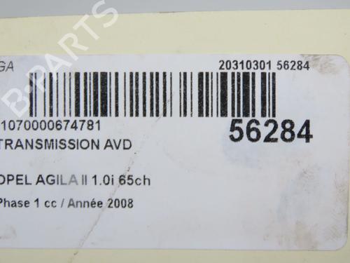 Right front driveshaft OPEL AGILA B (H08) 1.0 (F68) | BP32277423M39 