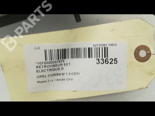 Right mirror OPEL CORSA D (S07) 1.3 CDTI (L08, L68) | BP9596691C27 