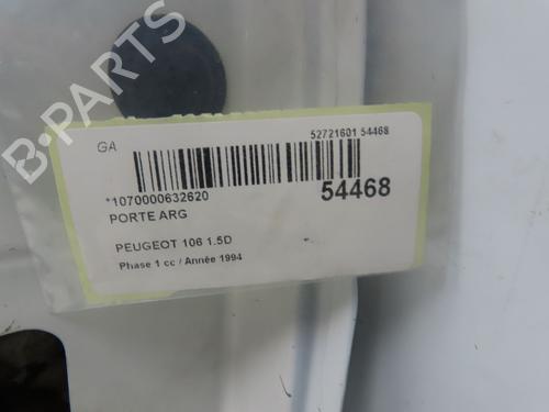 Used Left rear door PEUGEOT 106 II (1A_, 1C_) 1.5 D (57 hp) 28831924