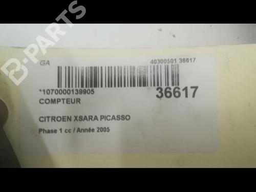 Instrument cluster CITROËN XSARA PICASSO (N68) 1.8 16V | BP9599777C47 