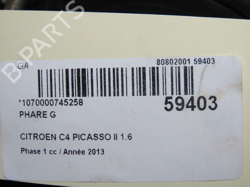 left-headlight-citroen-c4-picasso-ii-2013-36958616 main image