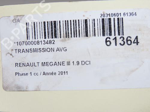 Left front driveshaft RENAULT MEGANE III Hatchback (BZ0/1_, B3_) 1.9 dCi (BZ0N, BZ0J) | BP39893842M38 - Image 5