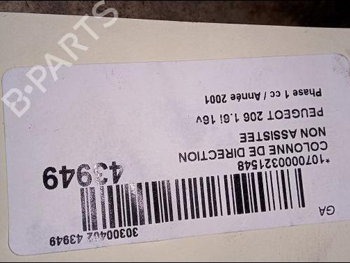 Used Steering column PEUGEOT 206 Hatchback (2A/C) 1.6 16V (109 hp) 9618460