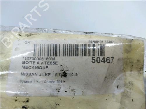 Gearbox NISSAN JUKE (F15) 1.5 dCi | BP18953639M3 