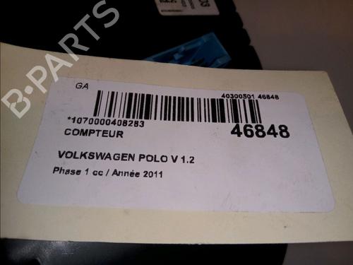 Used Instrument cluster VW POLO V (6R1, 6C1) 1.2 (60 hp) 11824959