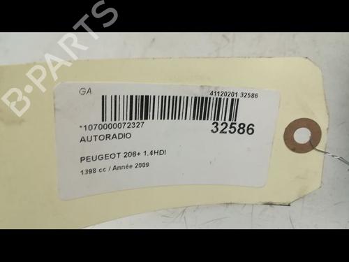 Used Radio PEUGEOT 206+ (2L_, 2M_) 1.4 HDi eco 70 (68 hp) 9595795