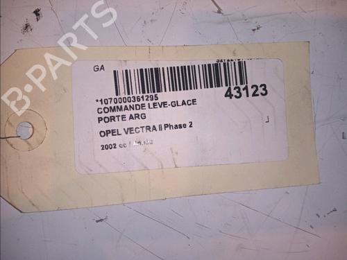 Used Left rear window switch Left rear window switch OPEL VECTRA C (Z02) 2.2 16V (F69) (147 hp) 11103557 11103557