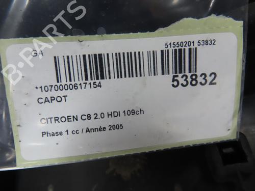Capot CITROËN C8 (EA_, EB_) 2.0 HDi | BP32872937C1 - Image 5