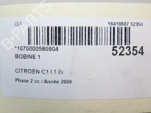 Ignition coil CITROËN C1 (PM_, PN_) 1.0 | BP22751155M94 