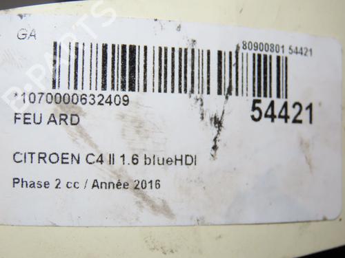 Right taillight CITROËN C4 II (NC_) 1.6 BlueHDi 100 | BP28832734C35 