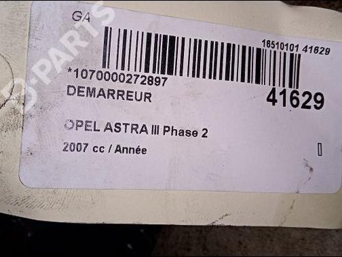 Starter OPEL ASTRA H Estate (A04) 1.9 CDTI (L35) | BP9612842M8 
