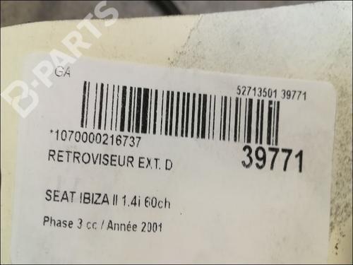 Right mirror SEAT IBIZA II (6K1) 1.4 i | BP9606068C27 