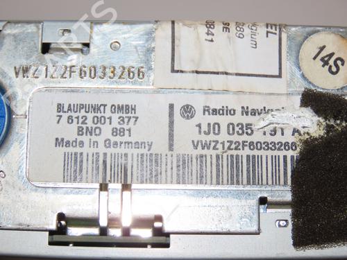 Used Radio Radio VW SHARAN (7M8, 7M9, 7M6) 2.0 TDI (140 hp) 28830555 28830555