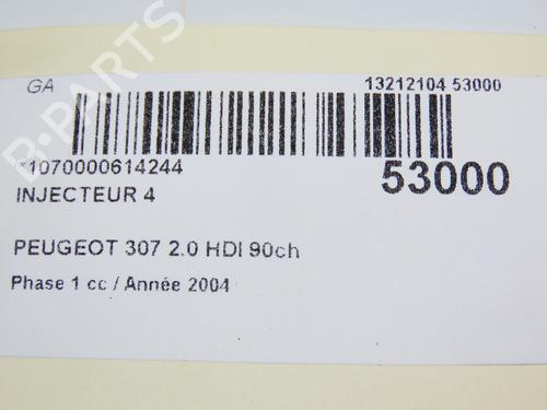 Injector PEUGEOT 307 (3A/C) 2.0 HDi 90 | BP28966942M100 