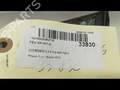 Used Left tailgate light CITROËN C3 II (SC_) 1.4 HDi 70 (SC8HZC, SC8HR0, SC8HP4) (68 hp) 9596397