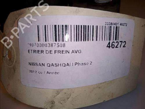 Used Left front brake caliper NISSAN QASHQAI I (J10, NJ10) 1.6 dCi (130 hp) 14878593