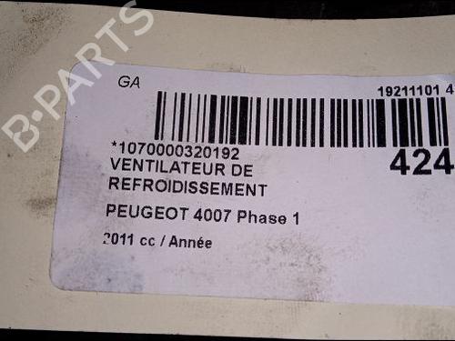 Used Radiator fan PEUGEOT 4007 (VU_, VV_) 2.2 HDi (156 hp) 11425656