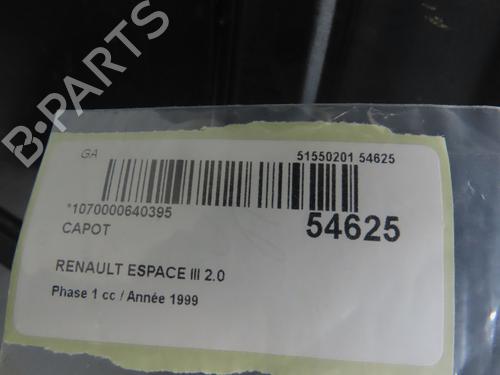 Hood RENAULT ESPACE III (JE0_) 2.0 (JE0A) | BP28831051C1 