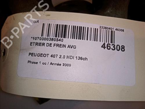 Used Left front brake caliper PEUGEOT 407 (6D_) 2.0 HDi 135 (6DRHRH, 6DRHRE, 6DRHRG, 6DRHRJ) (136 hp) 14950890