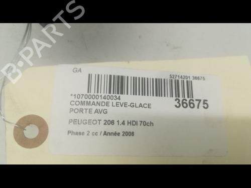 Used Left front window switch Left front window switch PEUGEOT 206 Hatchback (2A/C) 1.4 HDi eco 70 (68 hp) 9599803 9599803