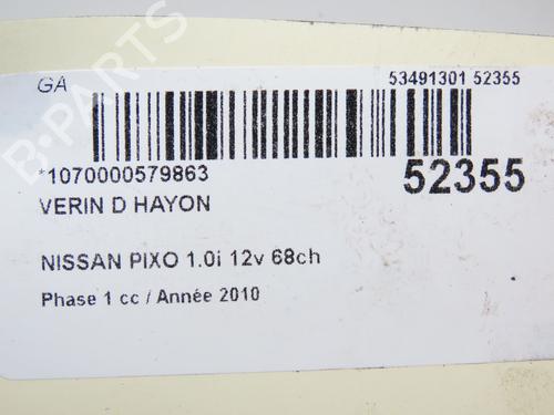 tailgate-lift-support-nissan-pixo-ua0-2009-23125096 main image