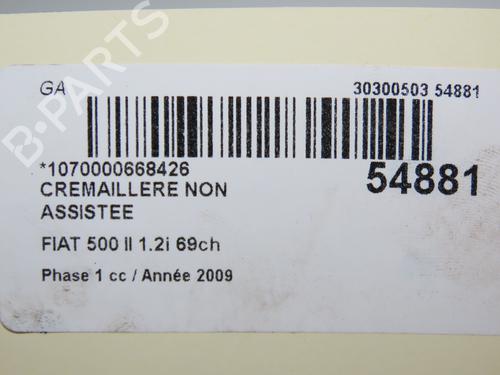 Used Steering rack FIAT 500 (312_) 1.2 (312AXA1A) (69 hp) 30867336