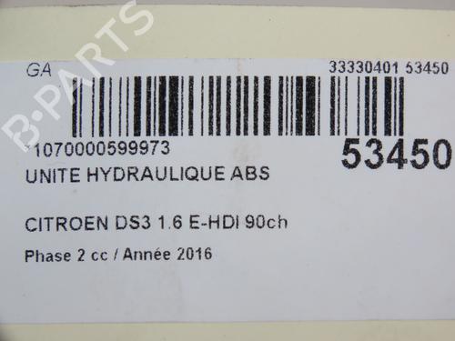 ABS pump DS DS 3 (SA_) 1.6 BlueHDi 100 (SABHY0, SABHYT) | BP28967636M43 