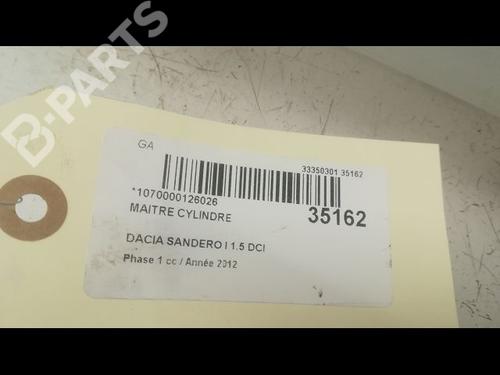 Brake master cylinder DACIA SANDERO 1.5 dCi | BP9598772M77 