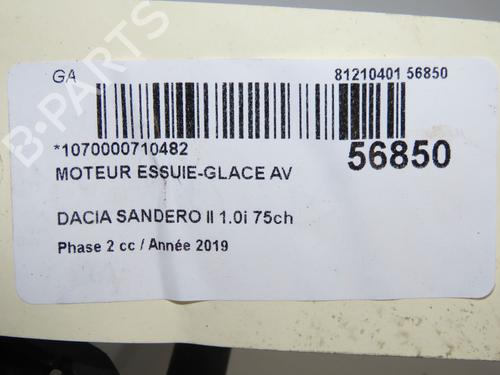 Front wiper motor DACIA SANDERO II 1.0 SCe 75 (B8JC, B8JD, B8NC) | BP32377455M29 - Image 7