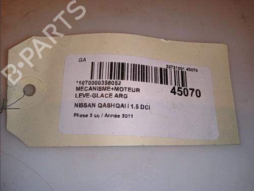 Rear left window mechanism NISSAN QASHQAI / QASHQAI +2 I (J10, NJ10, JJ10E) 1.5 dCi | BP12585683C24 