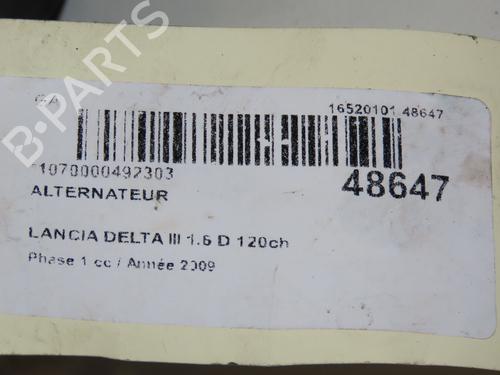 Used Alternator LANCIA DELTA III (844_) 1.6 D Multijet (844.AXC11, 844.AXC1A) (120 hp) 18148657