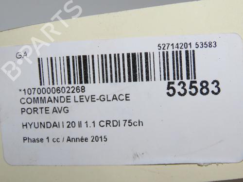 Left front window switch HYUNDAI i20 II (GB, IB) 1.1 CRDi | BP36396155I27 - Image 5