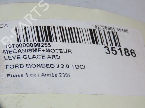 Used Rear right window mechanism FORD MONDEO III (B5Y) 2.0 16V TDDi / TDCi (115 hp) 23176713