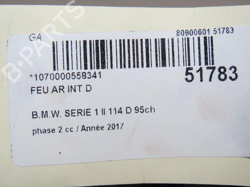 Right tailgate light BMW 1 (F20) 114 d | BP26381310C80 - Image 5