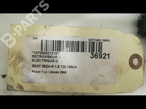 Left mirror SEAT IBIZA III (6L1) 1.9 TDI | BP9604907C26 