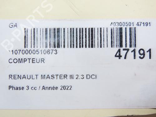 instrument-cluster-renault-master-iii-van-fv-2010-36494546 main image