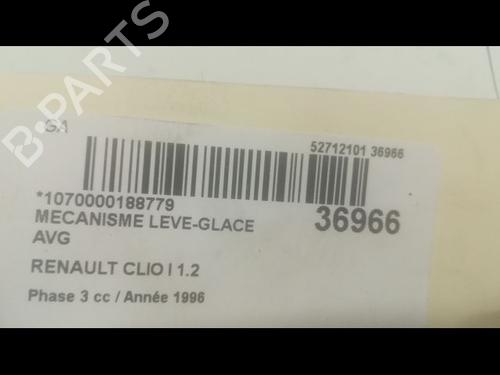 Used Front left window mechanism RENAULT CLIO I (B/C57_, 5/357_) 1.2 (5/357Y, 5/357K) (58 hp) 9603209