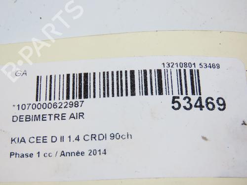 Used Mass air flow sensor KIA CEE'D Sportswagon (JD) 1.4 CRDi 90 (90 hp) 29441609