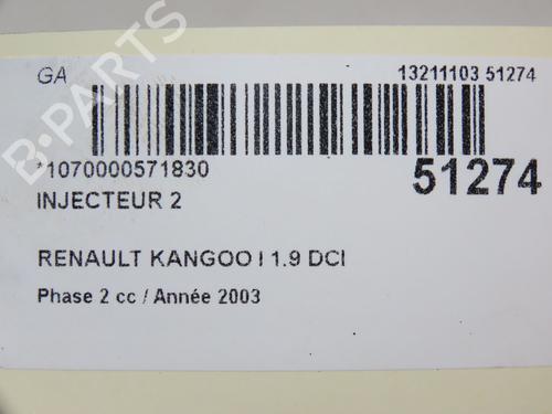 Injector RENAULT KANGOO (KC0/1_) 1.9 dCi 4x4 | BP26404306M100 - Image 2