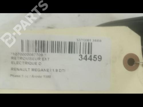 Right mirror RENAULT MEGANE I (BA0/1_) 1.9 dTi (BA08, BA0N) | BP9595582C27 